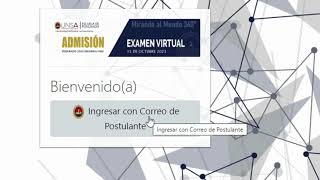 Tutorial Examen virtual Escuela de Posgrado UNSA [upl. by Nelak]