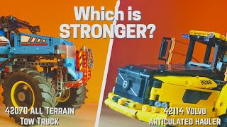 Is Lego Technic 42070 STRONGER than 42114 [upl. by Naeerb747]