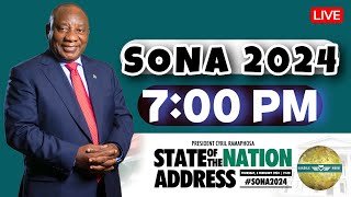 LIVE  President Cyril Ramaphosa will deliver the State of the Nation Address on Thursday at 7pm [upl. by Nee]