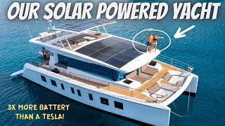 What its like to LIVE on a solar powered boat week 1 [upl. by Kreegar]