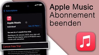 Abo auf iPhone kündigenbeenden am Beispiel Apple Music [upl. by Aretahs]