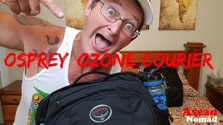 Osprey Ozone Courier personal item bag Minimalist packing [upl. by Zoilla]