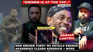 NEW Eminem TOBEY Details Emerge Tech N9ne Ranks Em’s Ability Akademiks Comes CLEAN About Kendrick [upl. by Rehpotsirc]