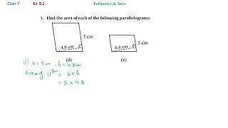 Class 7  Maths  Ex 91  Q1 d e [upl. by Mail]