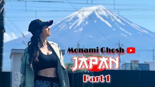 JAPAN Vlog  Part 1  Monami Ghosh [upl. by Asirralc]