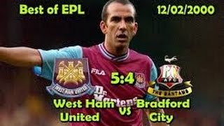 West Ham Utd 5 Bradford City 4 12 February 2000 [upl. by Olli]