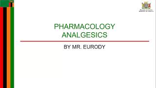 Analgesics pharmacology [upl. by Trip]