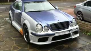 Mercedes clk 430 PriorDesign DTM style wide body kit build and v8 [upl. by Ainna]