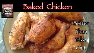 How to Bake Chicken  Oven Baked Chicken Thighs  homecookingtv [upl. by Sivam]