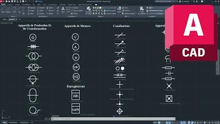 Comment Dessiner les Symboles Electriques Normalisés sur AutoCAD [upl. by Earal]