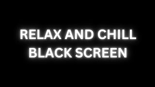 CHILL AND RELAX TO AN AMBIENT THUNDERSTORM Black Screen [upl. by Pack]