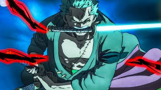 Zoro 3 Sword Style vs Kraken  One Piece FishMan Island Saga Remake ENG SUB [upl. by Anomahs434]