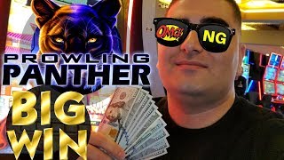 High Limit Prowling Panther Slot Machine BIG WIN  High Limit Golden Goddess Slot Machine BIG WIN [upl. by Jodie]