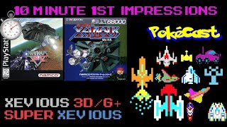 10 Minute 1st Impressions  Xevious 3DG  Part 1  Super Xevious [upl. by Anawek]