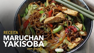 RECEITA YAKISOBA DE FRANGO [upl. by Ahsinyar]