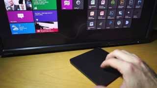 Logitech Rechargeable Touchpad T650 Review of Windows 8 MultiTouch Navigation  910003057 [upl. by Nelrsa196]