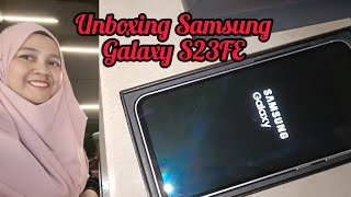 Unboxing Samsung galaxy S23FE  lanjut test cameranya [upl. by Brawner]