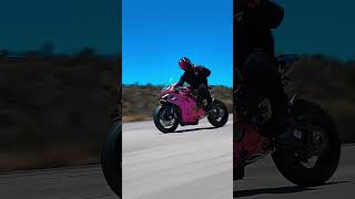 Ducati 4v🥵modified🔥wheelie😱 automobile rider yt shorts shortvideo subscribe [upl. by Rosetta]