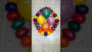 Beautiful Water Colorful Balloons  Counting 1234 With Mini Rainbow Balloons Popping Reverse ASMR [upl. by Garin]