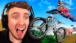 INSANE Minecraft Bike Course  Descenders Gameplay [upl. by Suirtimed2]