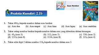 KSSM Matematik Tingkatan 4 Bab 2 praktis kendiri 2b no1no3 Asas Nombor chapter 2 form 4 buku teks [upl. by Einnol35]