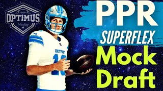 PPR Superflex Mock Draft  Building the ULTIMATE Fantasy Football Team [upl. by Eedrahc674]