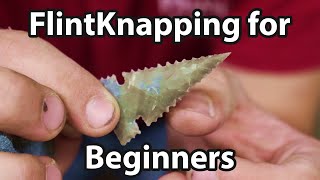 How to make an arrowhead  An intensive breakdown for beginner Flint Knappers [upl. by Alberik]