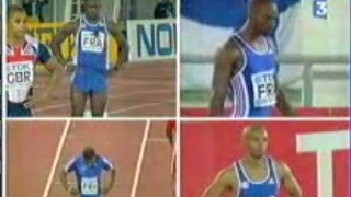 Les Français champions du monde du 4x100m Helsinki 2005 [upl. by Ennirak564]