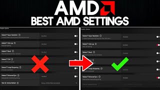 BEST AMD Radeon Settings 2024🔥  AMD Radeon Settings for GAMING✔️ UPDATE [upl. by Gervase405]