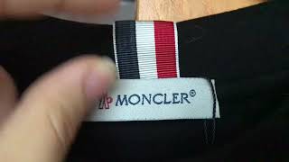 Moncler logopatch cotton Tshirt [upl. by Eliezer]