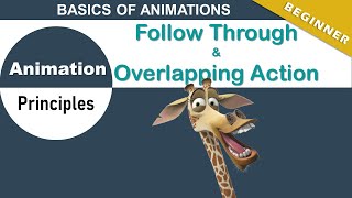 Follow through and overlapping Action  Animation Principle [upl. by Downing]