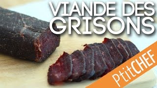 Recette de viande des grisons  Ptitchefcom [upl. by Jegger]