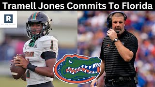 Tramell Jones Jr Commits To Florida  Florida Gators Recruiting News [upl. by Adidnac]