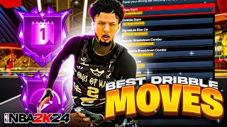 Best Build Dribble Moves on NBA 2K24 for 70 Ball Handle Builds [upl. by Lipfert648]