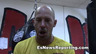 gamboa vs crawford trainer breaks it down EsNews [upl. by Xena]