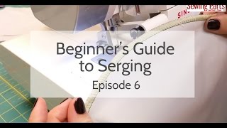 Beginners Guide to Serging Ep 6 Corners and Curves [upl. by Anaira]