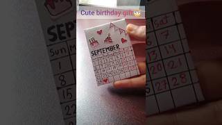 Cute birthday gift🎂✨ gift birthday cute birthdaygift ideas diy craft shorts art Iam viral [upl. by Winnah]