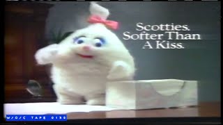 Scotties Tissues Commercial  1989 [upl. by Aicirtel]