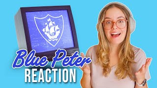 WHAT IS BLUE PETER  First time watching CLASSIC Blue Peter [upl. by Yauqaj]