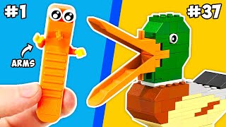 50 Dumb LEGO Brick Separator Hacks [upl. by Moreta]