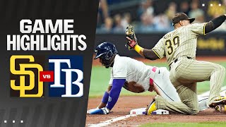 Padres vs Rays Game Highlights 83024  MLB Highlights [upl. by Dierdre539]