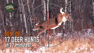 17 Deer Hunts in 17 Minutes ULTIMATE Deer Hunting Compilation  BEST OF [upl. by Dahraf]