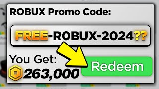 This SECRET Promo Code Gives FREE ROBUX 2024 [upl. by Krug]