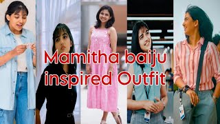 Premalu Mamitha baiju outfit recreation part3 [upl. by Salomie]