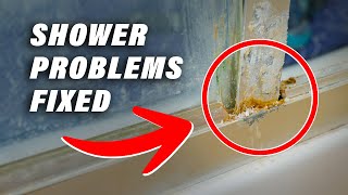 Fix Moldy Leaky Shower Doors Fast with One Quick Installation from MY Shower Door [upl. by Ezra974]