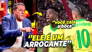 VANDERLEI LUXEMBURGO DETONOU VINICIUS JUINIOR APÓS PÊNALTI PERDIDO CONTRA A VENEZUELA [upl. by Franci223]