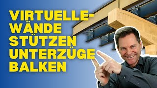 Bauteile  Virtuelle Wände Stützen Unterzüge Balken  ArCon BIM Grundlagen [upl. by Kyte]