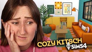 I tried building with ONLY The Sims 4 Cozy Kitsch Kit [upl. by Llenrub]