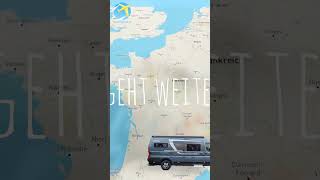 Ankunft in Capbreton frankreich camping vanlife campervan [upl. by Anairo709]