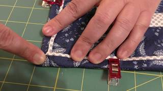 La bordure bridée flange binding  tutoriel gratuit [upl. by Eerac701]